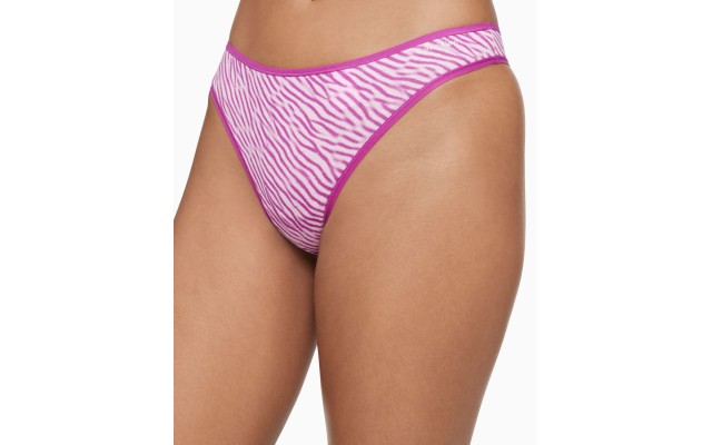  Women's Cotton Form Thong Underwears, Purple, Small