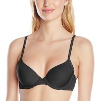 Calvin Klein Women’s Everyday Lightly Lined Demi Bras, Black, 32 B