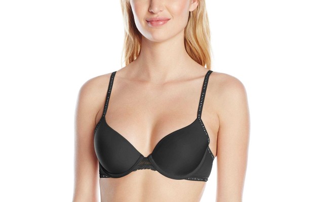  Women’s Everyday Lightly Lined Demi Bras, Black, 32 B