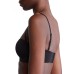  Women’s Form to Body Lightly Lined Bandeau Bra QF7783, Black, Medium