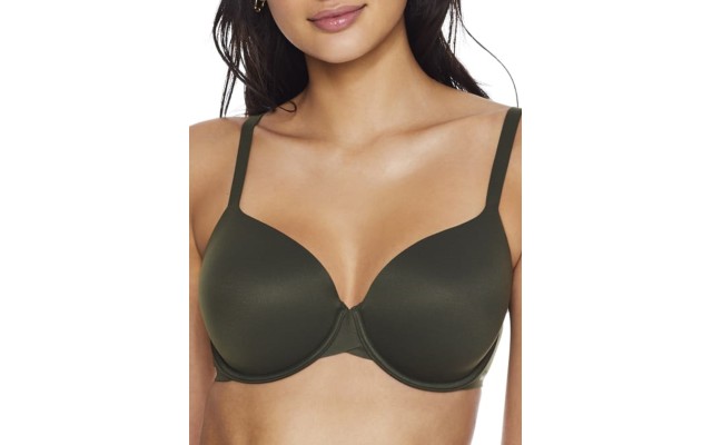  Womens Perfectly Fit Modern Underwire T-Shirt Bra, Fatigues, 38D