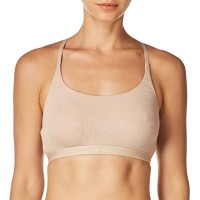 Calvin Klein Women’s Pure Ribbed Natural Lift Unlined Bralette, Nude, X-Small
