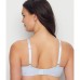  Women’s Seductive Comfort With Lace Full Coverage Bra, Light Blue, 34 C