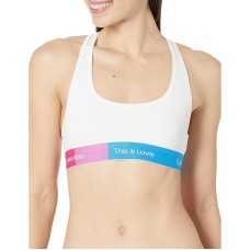 Calvin Klein Women’s This is Love Modern Cotton Bralette, White, Small