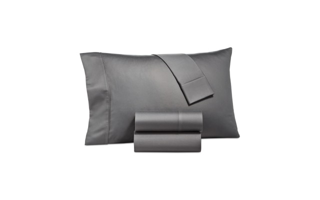 Camden Sateen 1250 2 Standard Pillowcases, Gray, STANDARD