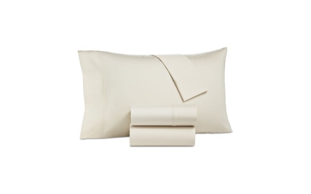 Camden Sateen 1250 Thread Count 4 Pc. Sheet Set, Ivory, King