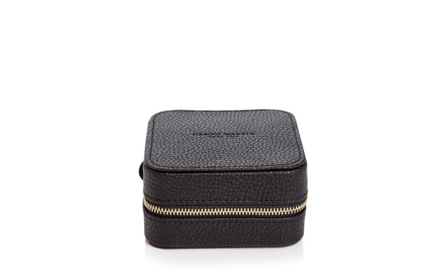  Properzia Leather Jewelry Case (Black)
