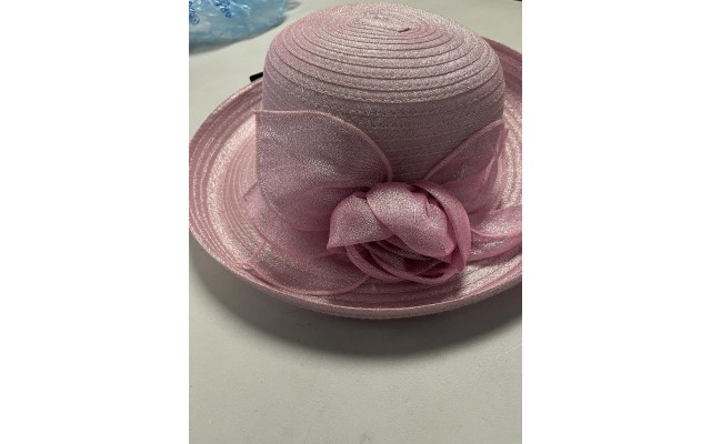  Shimmer Rose Hat Pink
