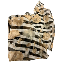 Cejon Women’s Floral Wrap, Brown/White/Black