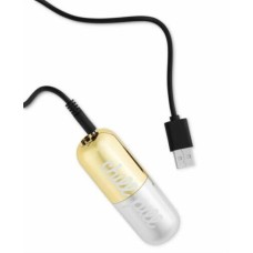 Celebrate Shop 3.5″ 2500mAH ‘Chill Pill’ Portable Phone Charger Battery Gold & Silver