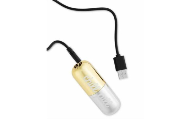  3.5″ 2500mAH ‘Chill Pill’ Portable Phone Charger Battery Gold & Silver