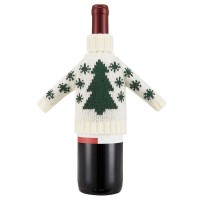 Celebrate Shop Christmas Tree Wine Sweater, Beige/Green