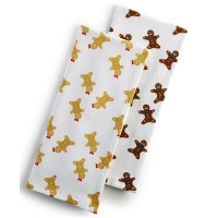 Celebrate Shop Gingerbread Men Dish Towels White One Size