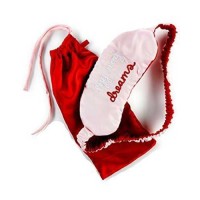 Celebrate Shop TwelveNYC Egg Nog Dreams Night Sleep Mask (Red)