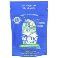 Celtic Sea Salt, Selina Naturally Fine Ground Sea Salt Resealable Bag, 4oz / 0.25lb