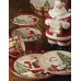  Holiday Wishes 9″ Salad/Dessert Plate, Set of 4 Assorted Designs, Mulicolored