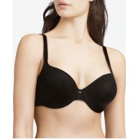 Chantelle Women’s Soft Flex Plunge T-Shirt Bras, Black, 30E