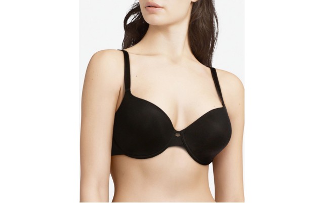  Women’s Soft Flex Plunge T-Shirt Bras, Black, 30E