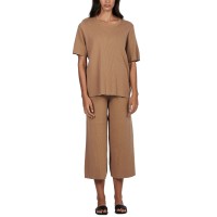 Charlie Holiday Delilah Cropped Pants, Peanut, Large