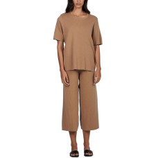 Charlie Holiday Delilah Cropped Pants, Peanut, Large