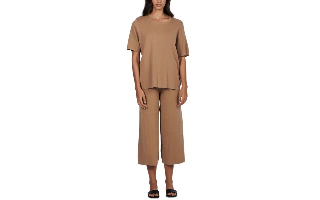  Delilah Cropped Pants, Peanut, Large