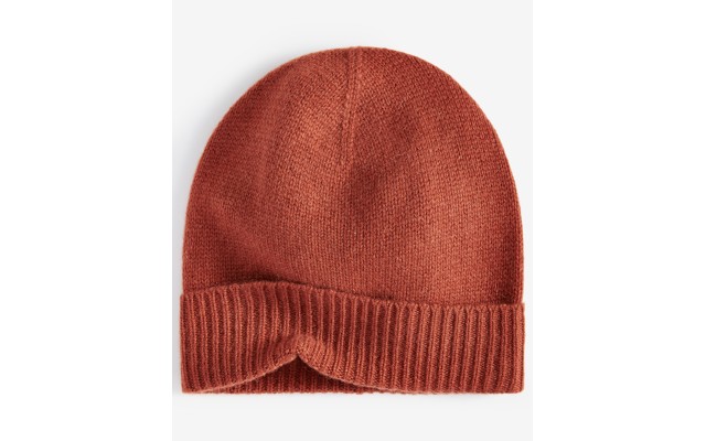 Charter Club 100% Cashmere Cuffed Beanie, Bronze