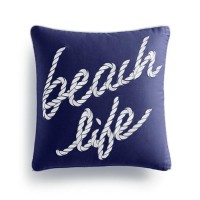 Charter Club Damask Designs Beach Life “16X16” Decorative Pillow, Navy