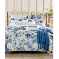 Charter Club Damask Designs Sketch Floral Cotton 300 Thread Count Twin 2-Pc