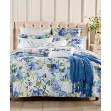 Charter Club Damask Designs Sketch Floral Cotton 300 Thread Count Twin 2-Pc