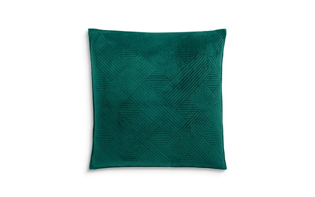  Velvet Euro Sham, Emerald, 26x26