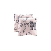 Charter Club Holiday 2 Pack Decorative Pillows, Pink, 18