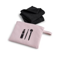 Charter Club Make Up Brush Towel Gift Set, Pink, 2 Piece