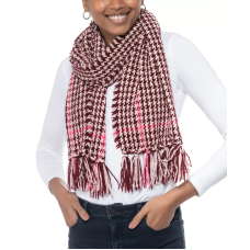 Charter Club Patterned Wrap Scarf, Pink