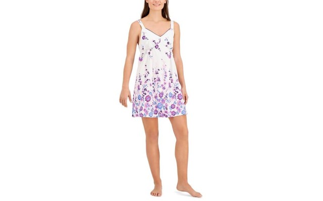  Printed Chemise Nightgown, Small