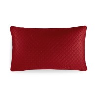 Charter Club Quilted Damask 14″ x 24″ Decorative Pillow, Garnet