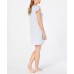  Womens Flutter Sleeve Knit Nightgown, Delicate Geo, 3XL