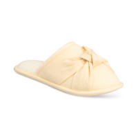 Charter Club Women’s Slip-on Twisted Slippers, Pineapple Cream, X-Large