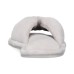 Charter Club Women’s Velvet Bow-Top Slide Slippers, Dove Gray Heather, X-Large