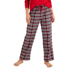 Charter Club Womens Yarn Dyed Flannel Plaid Pajama Pants, Buffalo Check,XX-Large