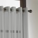 CHF Sheer Soho Voile Grommet 59″ x 108″ Panel, Silver