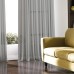 CHF Sheer Soho Voile Grommet 59″ x 108″ Panel, Silver