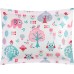  Elephant Garden 5 Piece Full Comforter Set, Pink