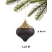  Black Tie Onion Ornament