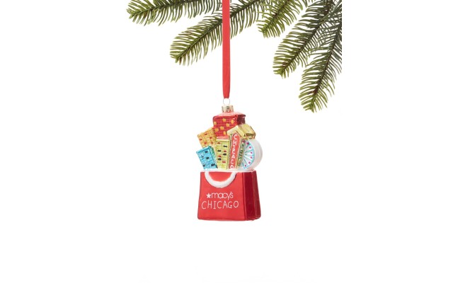  Chicago Shopping Bag Ornament, 2021