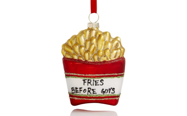  French Fries Ornament, Red, 7×8