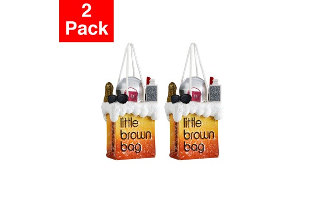  Handbag Ornaments, Gold – Set of 2