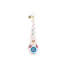 Christopher Radko Candy-Dotted Claus Ornament, Multi, 7”