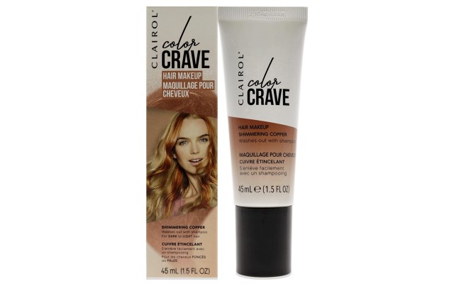  Color Crave Temporary Hair Color Makeup, Shimmering Copper Hair Color, 1.5 fl oz