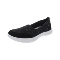 Clarks Women’s Cloudsteppers Adella Blush Shoes, Black/White, 6.5 M