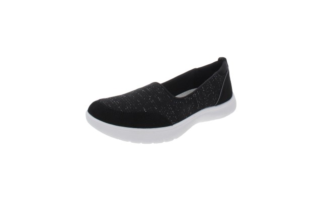  Women’s Cloudsteppers Adella Blush Shoes, Black/White, 6.5 M